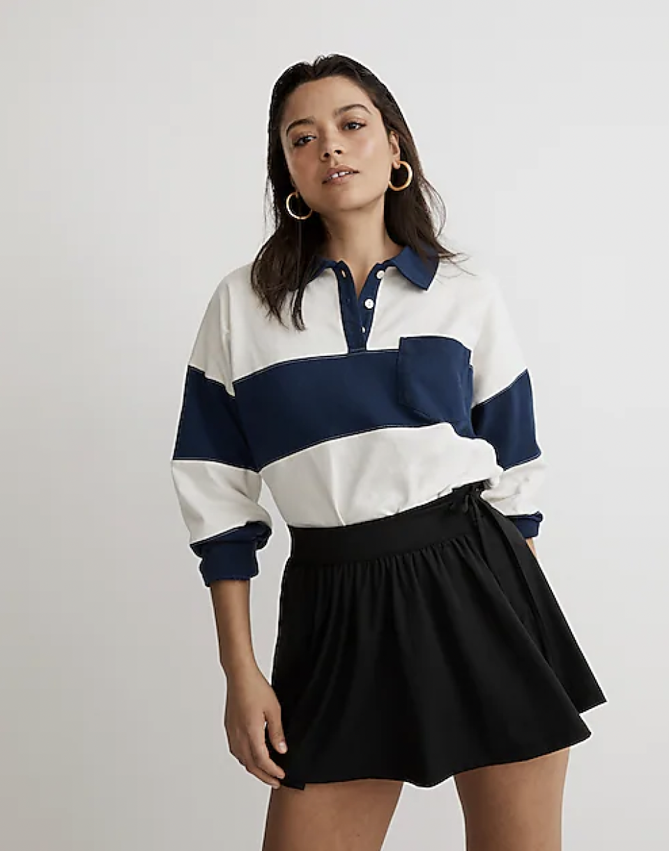 <p>;/p><p>Flex Wrap Skort</p><p>madewell.com</p><p>$29.99</p>