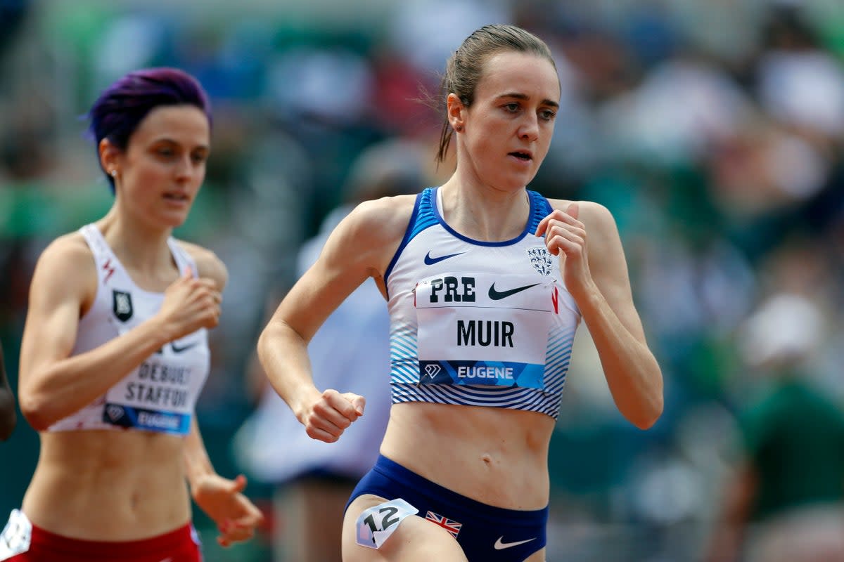 Laura Muir is one of the British stars in action at the UK Athletics Championships  (Getty Images)