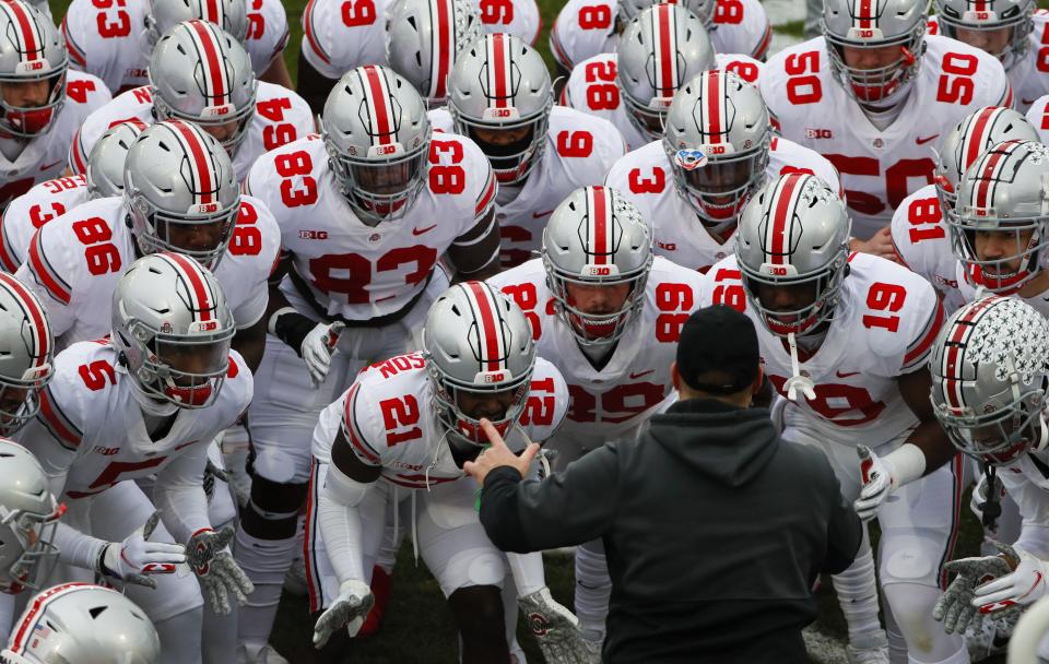 The Ohio State Buckeyes are in the Big Ten championship game for the fourth straight season.