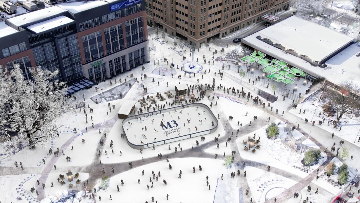 Downtown Royal Oak getting outdoor iceskating rink this weekend