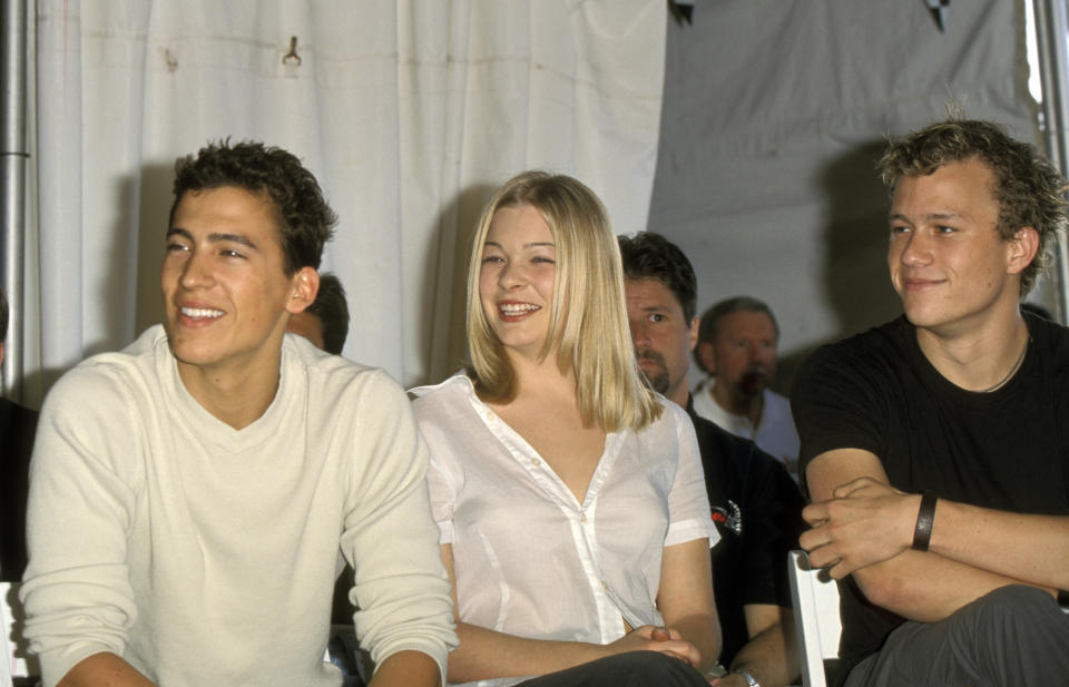 Andrew Keegan en sus años de constante movimiento en Hollywood junto a LeAnn Rimes y Heath Ledger (Foto de Ron Galella/Ron Galella Collection via Getty Images)