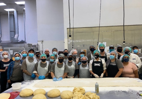 Harry and Meghan volunteering during the pandemic in LA