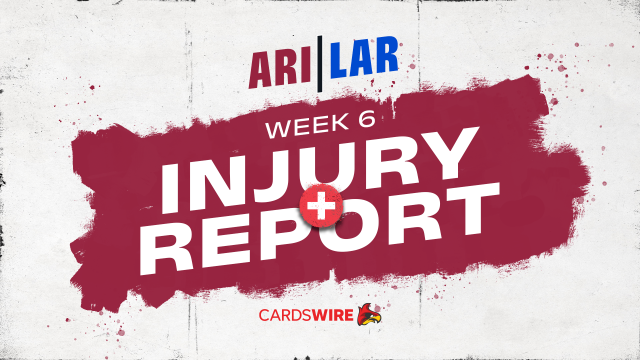 Cowboys vs. Cardinals Injury Report — Week 3