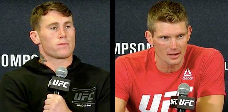 Darren Till and Stephen Thompson UFC Liverpool Post-Fight