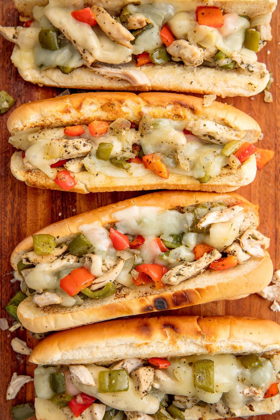 chicken cheesesteaks vertical