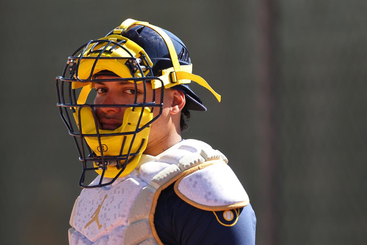 Brewers catcher William Contreras has developed into a dual threat on offense and defense.