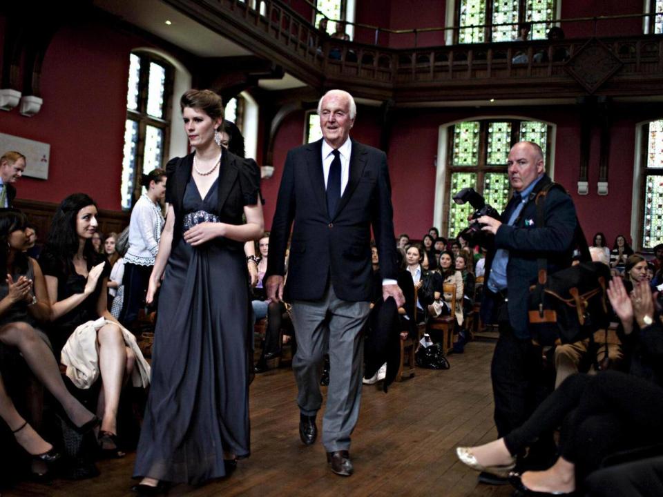 The French designer spoke at the Oxford Union in 2010 (Rex)