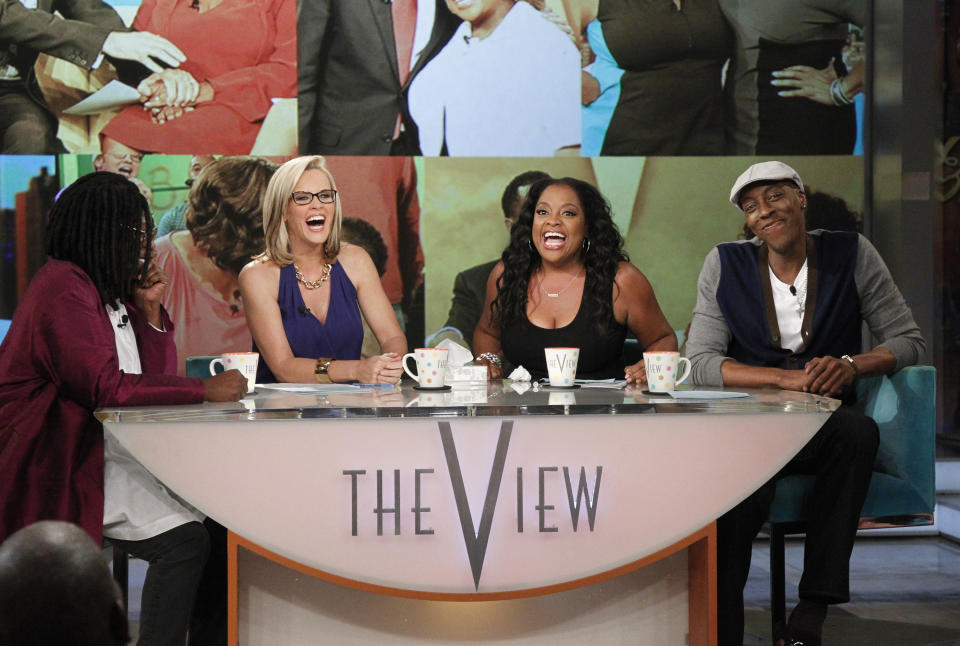 Jenny McCarthy during a 2014 episode of <i>The View.</i> (Photo: Lou Rocco/ABC via Getty Images)