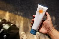 <p>Old sunscreen loses its ability to protect you from the sun's rays over time, so it's better to just get a new bottle if you don't know how old it is. </p>