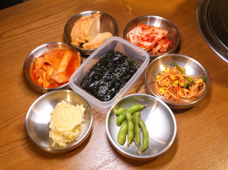 obba bbq - banchan