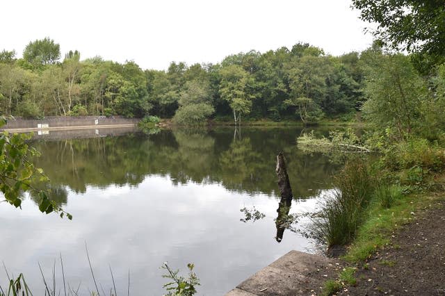 The scene in Stalybridge, Tameside, Greater Manchester, where the body of a 14-year-old girl has been recovered from water after getting into difficulty 