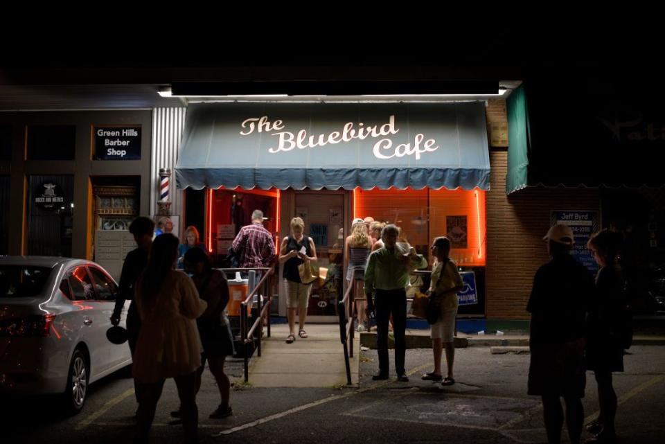 Catch a show at The Bluebird Cafe.