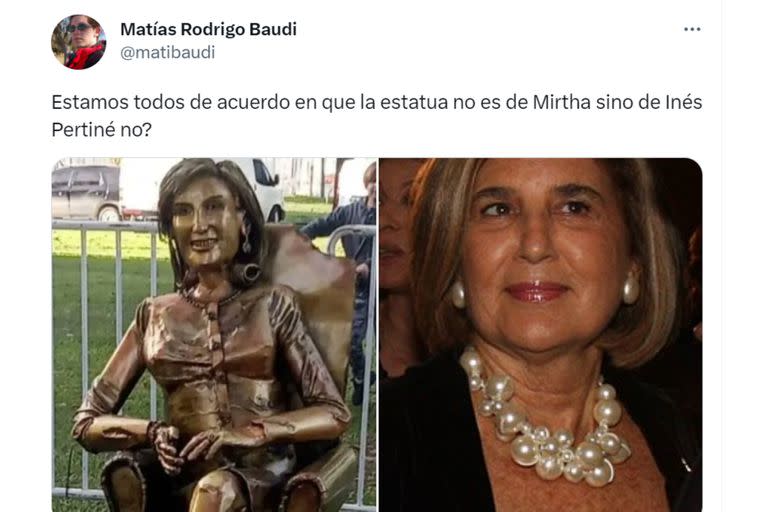 Los mejores memes por la estatua de Mirtha Legrand