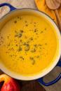 <p>With flavors from chicken broth, carrots, celery, potatoes, and squash (of course), this soup is super savory with sweet undertones.</p><p><em><a href="http://www.delish.com/cooking/recipe-ideas/recipes/a55386/best-roasted-butternut-squash-soup-recipe/" rel="nofollow noopener" target="_blank" data-ylk="slk:Get the recipe from Delish »;elm:context_link;itc:0;sec:content-canvas" class="link ">Get the recipe from Delish »</a></em></p>