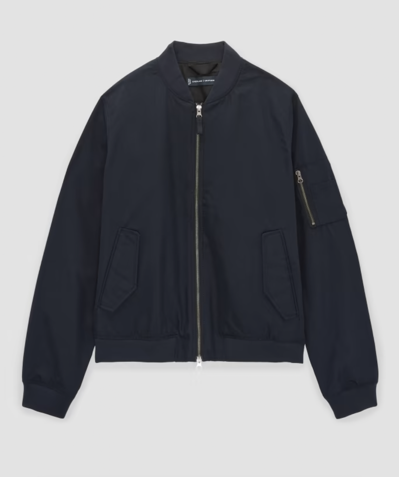 <p><a href="https://go.redirectingat.com?id=74968X1596630&url=https%3A%2F%2Fwww.everlane.com%2Fproducts%2Fmens-uniform-bomber-jacket-navy&sref=https%3A%2F%2Fwww.esquire.com%2Fstyle%2Fmens-fashion%2Fg44627898%2Fbest-light-jackets-for-men%2F" rel="nofollow noopener" target="_blank" data-ylk="slk:Shop Now;elm:context_link;itc:0;sec:content-canvas" class="link ">Shop Now</a></p><p>Bomber Jacket</p><p>$148.00</p><p>everlane.com</p>