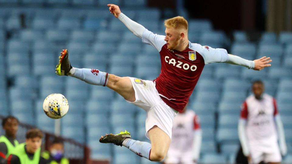 Brad Young playing for Aston Villa U18s