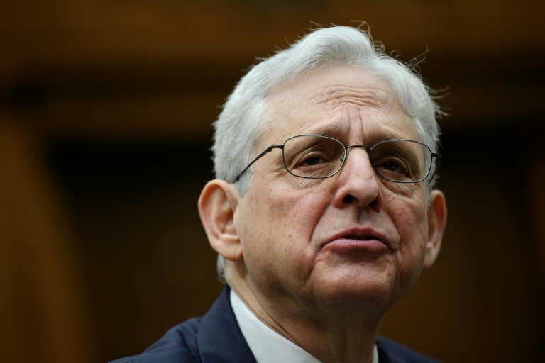 US Attorney General Merrick Garland hit out at 'baseless, personal and dangerous' attacks on his department (Drew ANGERER)