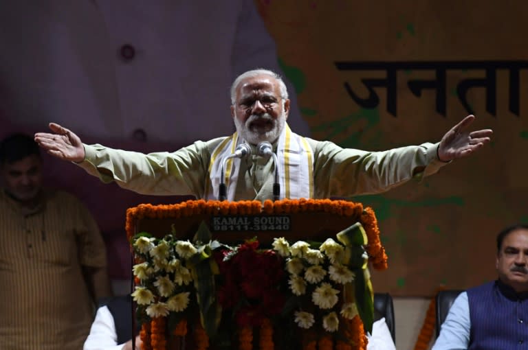 India's top court has said three senior members of Prime Minister Narendra Modi's (pictured) ruling Bharatiya Janata Party (BJP) should face criminal conspiracy charges