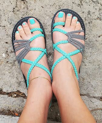 Braided Plaka sandals