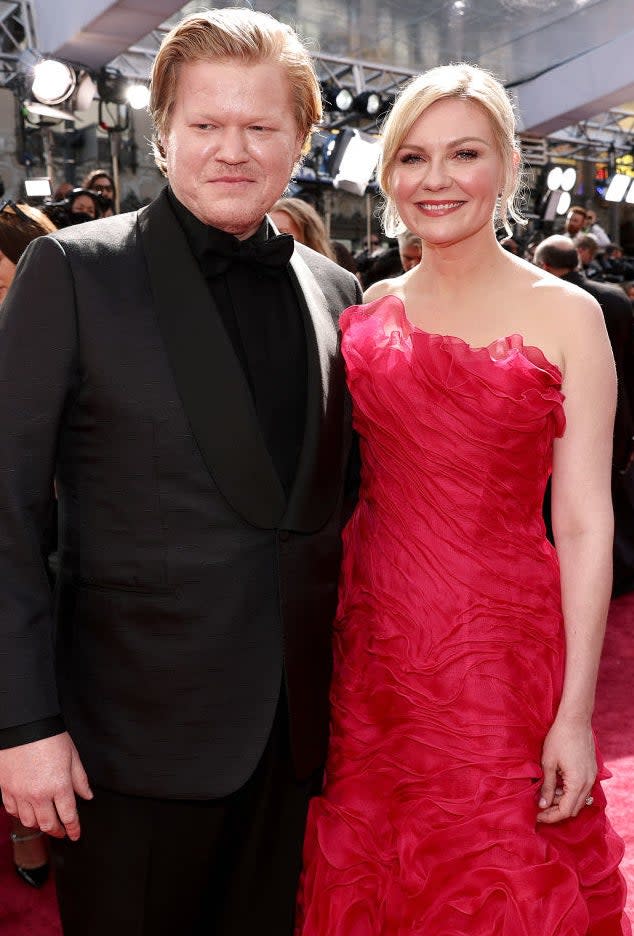 Jesse Plemons and Kirsten Dunst on the red carpet