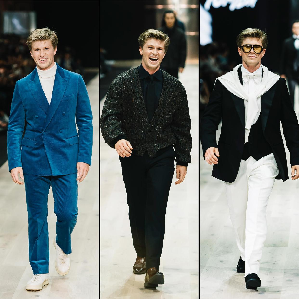 Robert Irwin Beams While Making His Runway Debut at Melbourne Fashion Festival