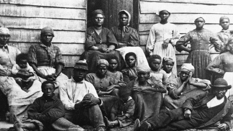 On Monday, the 18-member 1776 Commission released its “1776 report” Monday, which defends slavery as part of America’s founding. (Photo by Hulton Archive/Getty Images)