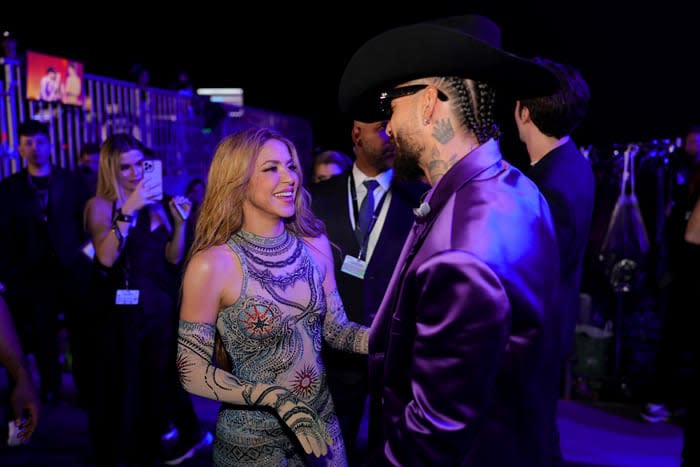 Shakira y Maluma en los Grammy Latinos 2023