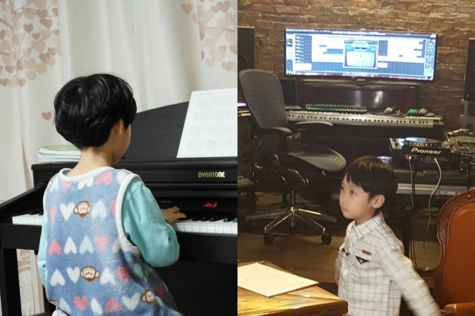 白康鉉不僅會彈鋼琴，甚至還精通作曲。（翻攝自ganghyeon_baek IG）