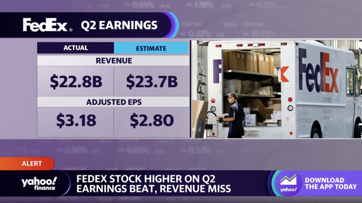 FedEx stock rises on earnings beat, cost reductions