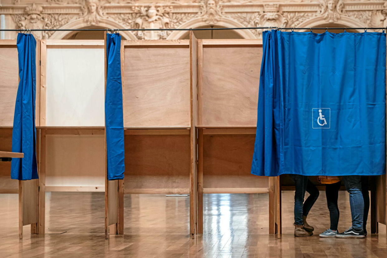 Les électeurs sont appelés à voter pour les européennes le dimanche 9 juin 2024 afin d'élire leurs représentants au Parlement européen.  - Credit:KONRAD K./SIPA