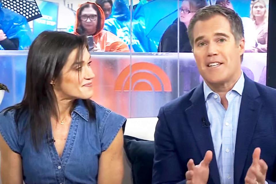<p>TODAY/YouTube</p> Peter Alexander and his sister Rebecca Alexander on the Today show