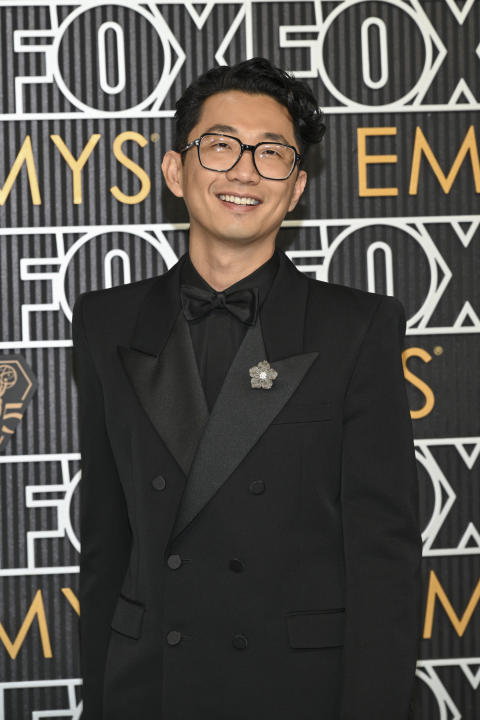 Lee Sung Jin at the 75th Primetime Emmy Awards held at the Peacock Theater on January 15, 2024 in Los Angeles, California. (Photo by Michael Buckner/Variety via Getty Images)