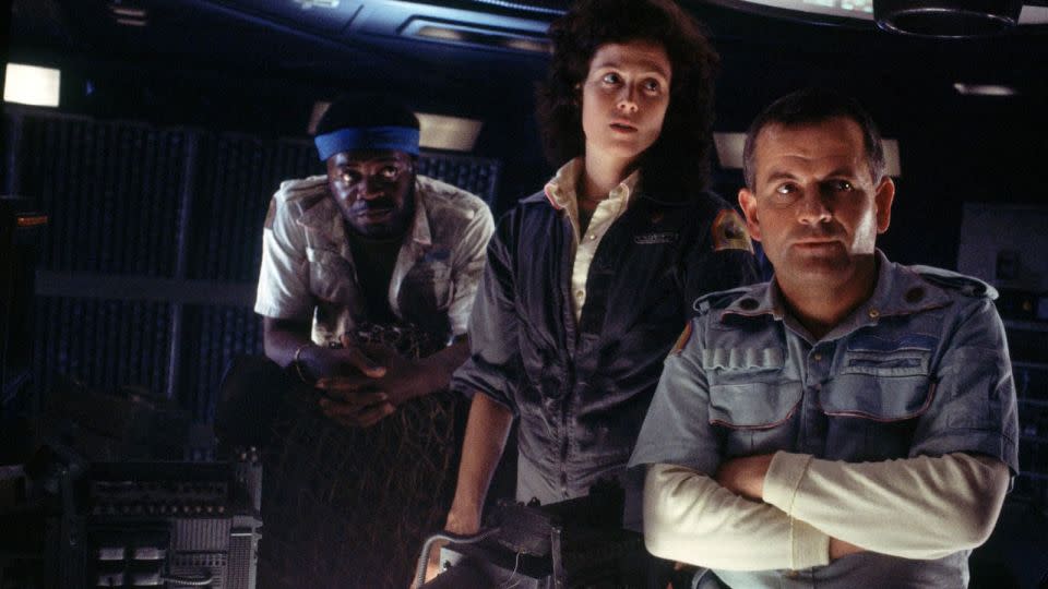Yaphet Kotto, Sigourney Weaver and Ian Holm in "Alien." - 20th Century Fox