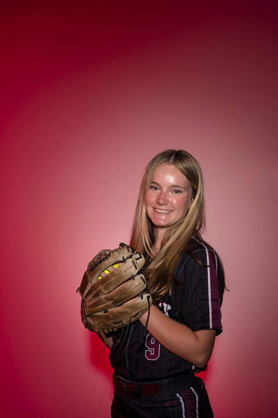 Round Rock's Meghan Merwick enjoys baking with her mother. Her specialty is macarons. Her favorite softball memory is reaching the fourth round of the softball playoffs during her freshman year.