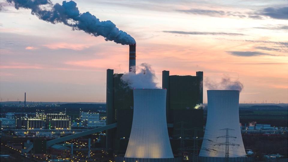 Lignite power plant near Halle, 17 Dec 19