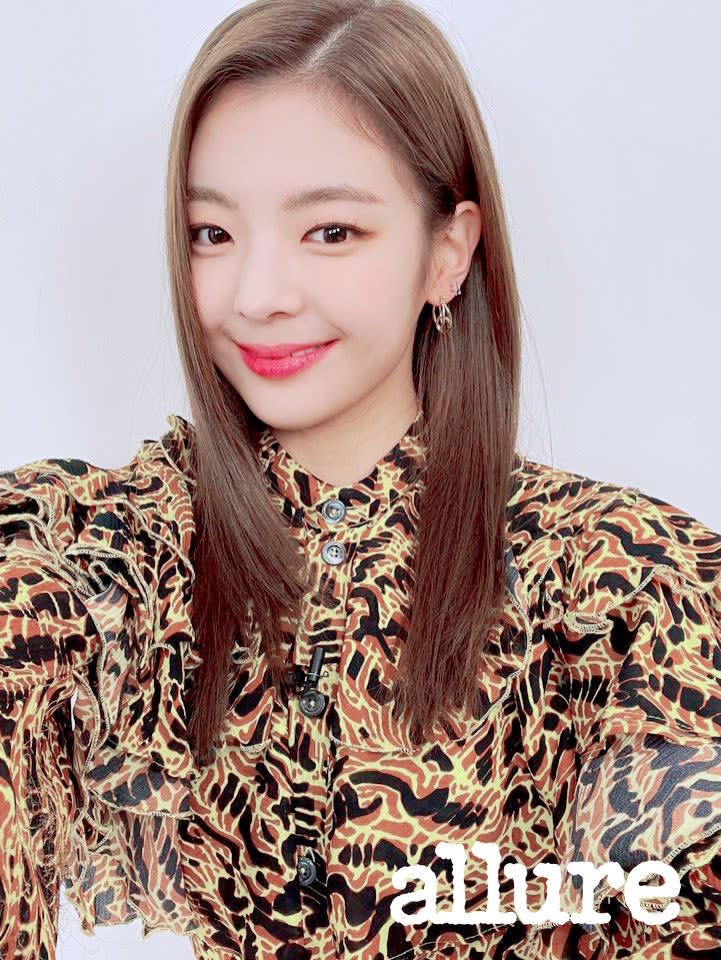 ITZY shared exclusive selfies with Allure for the occasion. Here's Lia.