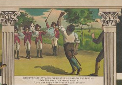 This 1897 image shows the death of Crispus Attucks in the Boston Massacre in 1770. About 160 years later – in 1931 - a new social, educational and recreational center for Black people in York took on his name. The soldier who killed the Crispus Attucks and four others were acquitted, after effective representation by future U.S. president John Adams.