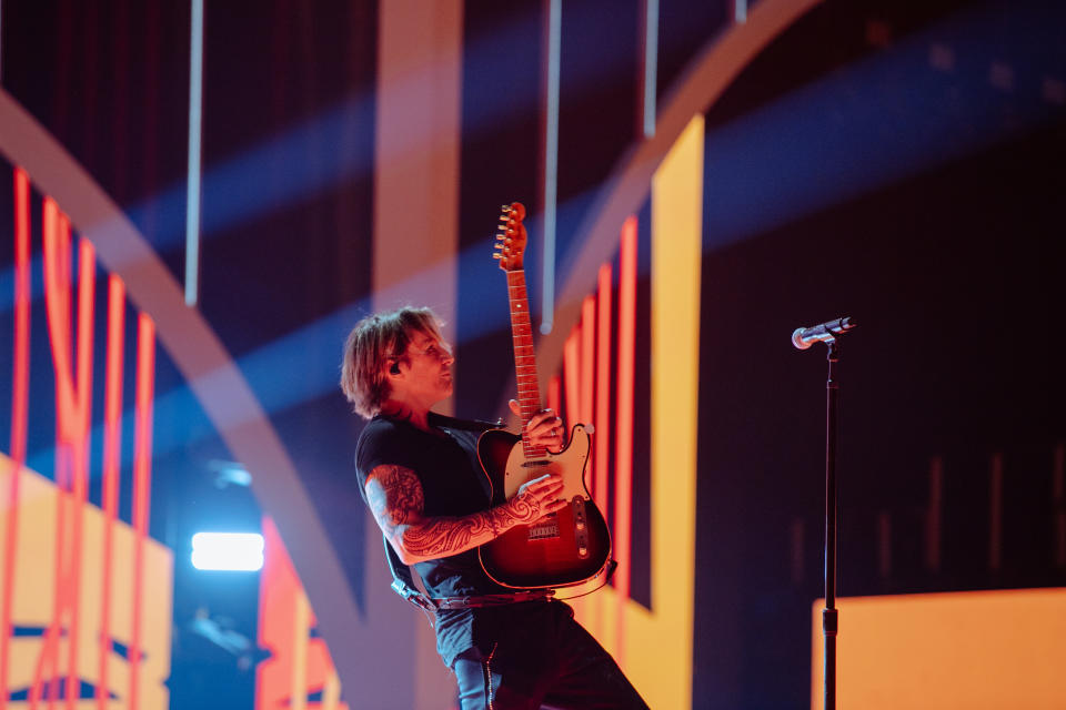 AUSTIN, TEXAS - APRIL 06: Keith Urban performs during the 2024 CMT Music Awards - Rehearsals - Day Two at Moody Center on April 05, 2024 in Austin, Texas. (Photo by Catherine Powell/Getty Images for CMT)