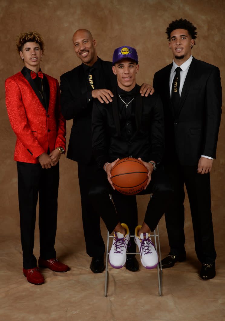 The Ball family isn’t going away any time soon. (Getty)