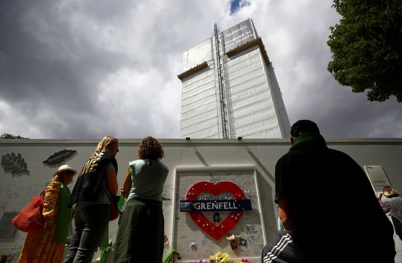 FILE PHOTO: Third anniversary of the Grenfell Tower fire in London