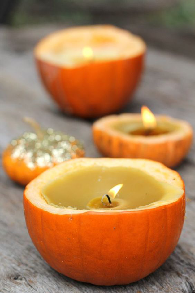 18) Cinnamon Pumpkin Candles