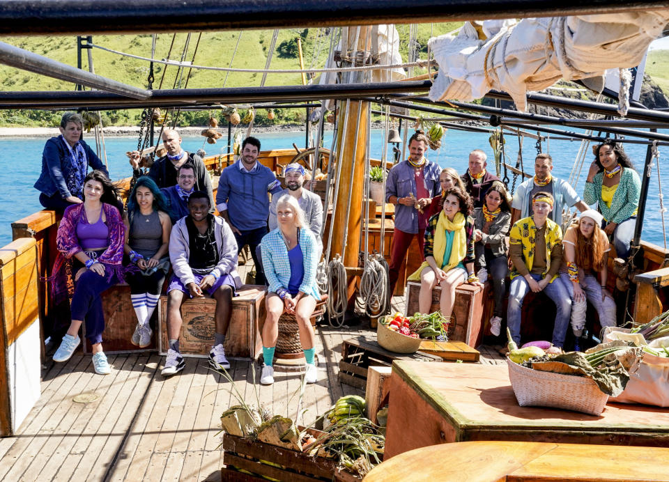 The cast of Survivor: Edge of Extinction