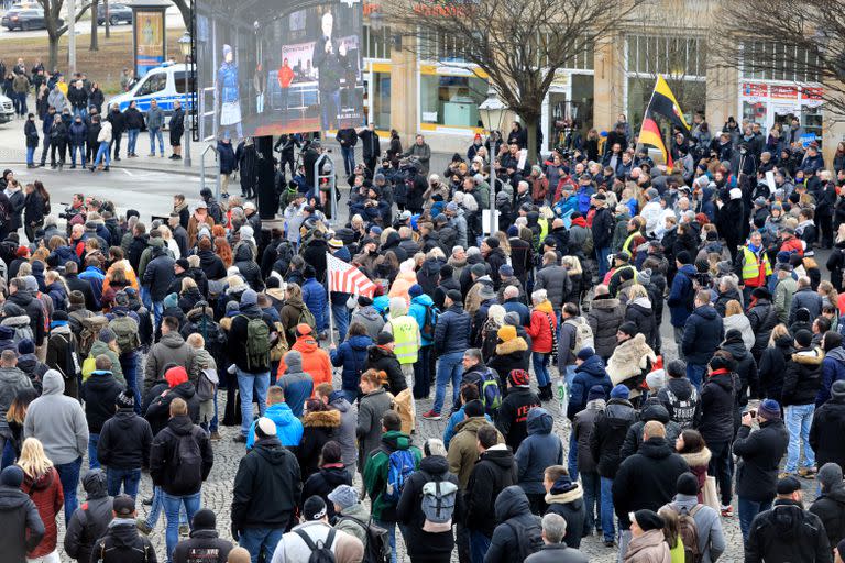 Marcha en Magdeburgo, Sajonia-Anhalt