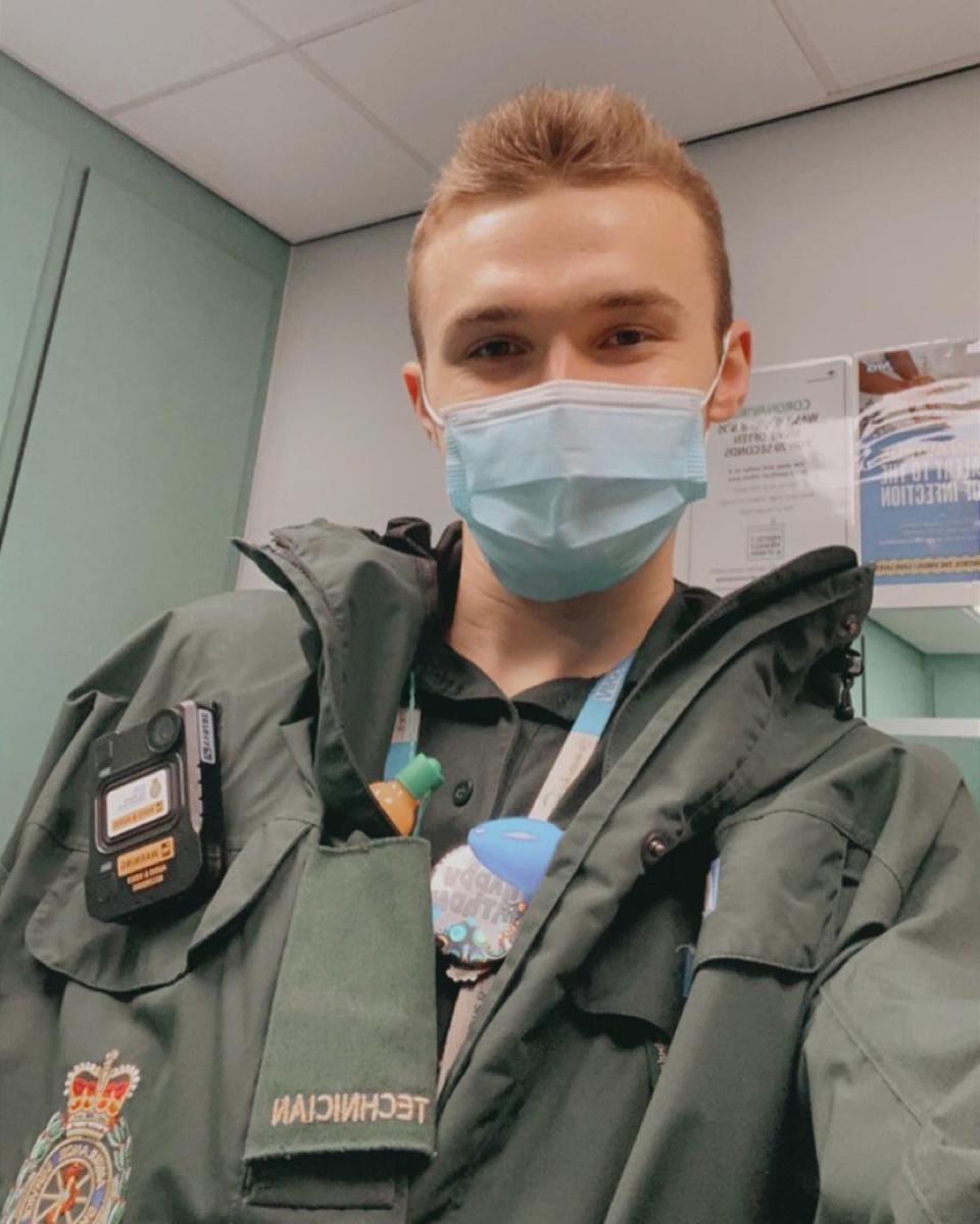 Daniel Duffield, 24, starred on Channel 4’s 999: On The Front Line (daniel.duffield/Instagram)