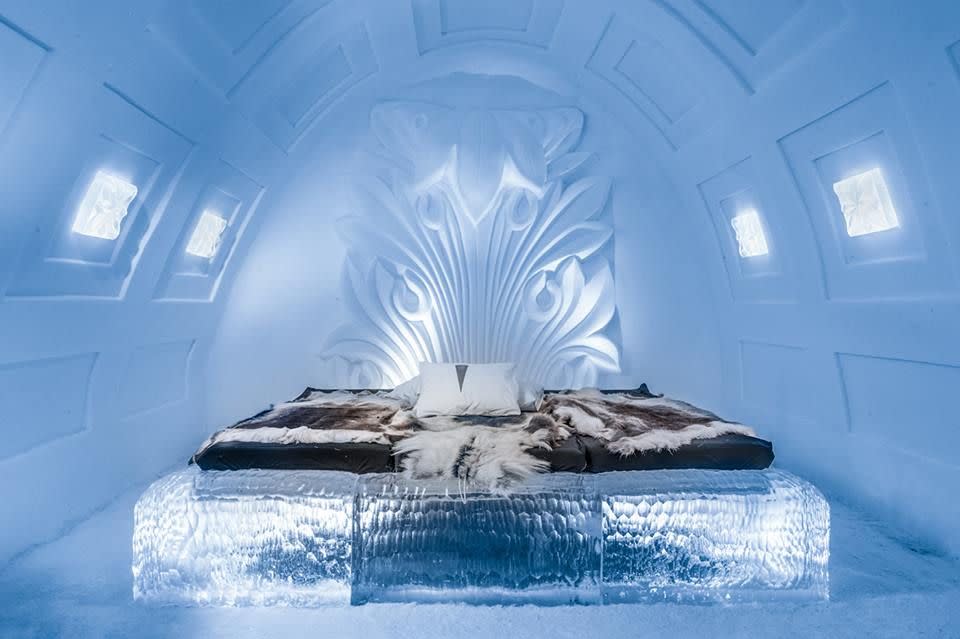 1) ICEHOTEL, Jukkasjärvi, Sweden