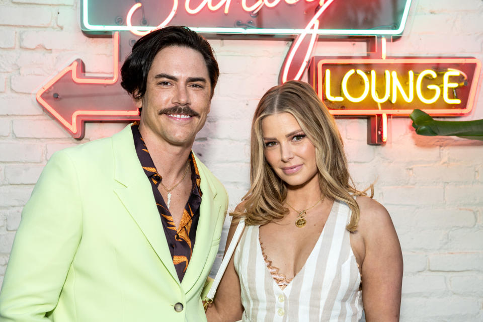 Tom Sandoval and Ariana Madix at the Friends and Family Opening of Schwartz & Sandy's