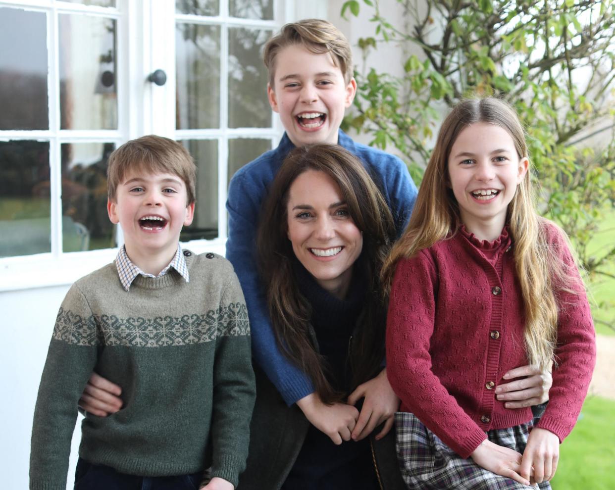 <span>The now-infamous photograph released by Kensington Palace showing the Princess of Wales with her children.</span><span>Photograph: Kensington Palace/Getty Images</span>