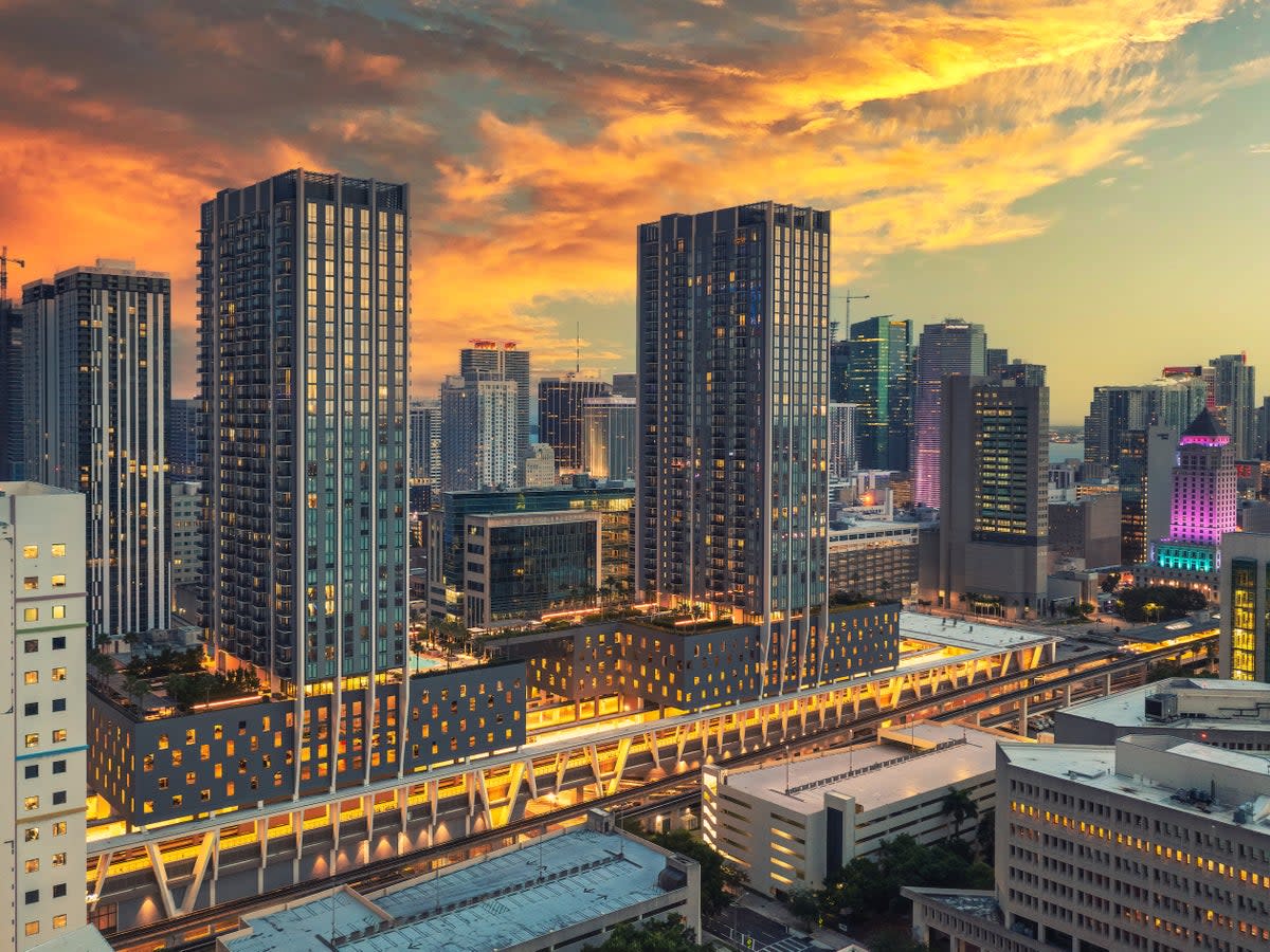 The Brightline train takes travellers into the heart of Miami (Brightline)