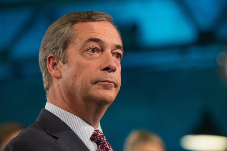 Nigel Farage claims 35,000 people have pledged their support to the Brexit Party in its first 48-hours. (PA)