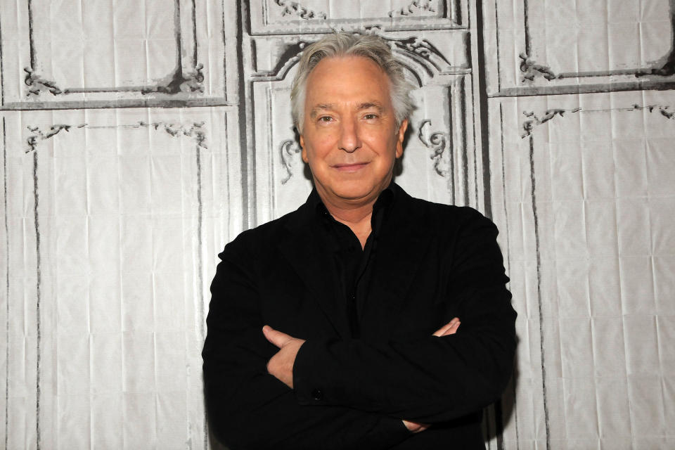 Alan Rickman's voice features in a new pancreatic cancer campaign. (Photo by Desiree Navarro/WireImage)